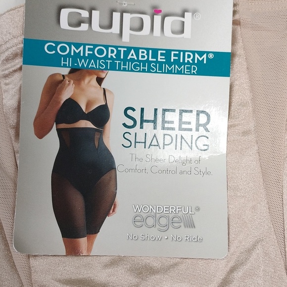 NWT Cupid Women's Sheer Cream Shapewear Size XL - Picture 2 of 10
